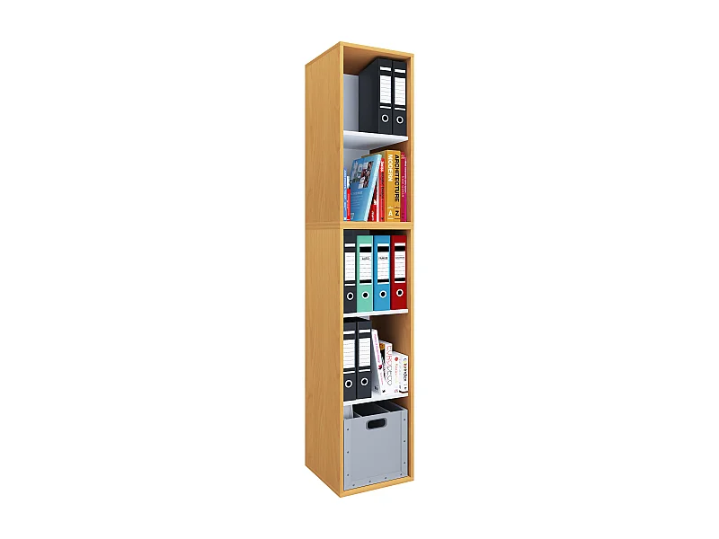 Holz Büro Regal Bücher Ordner Aktenregal Lona l 5f
