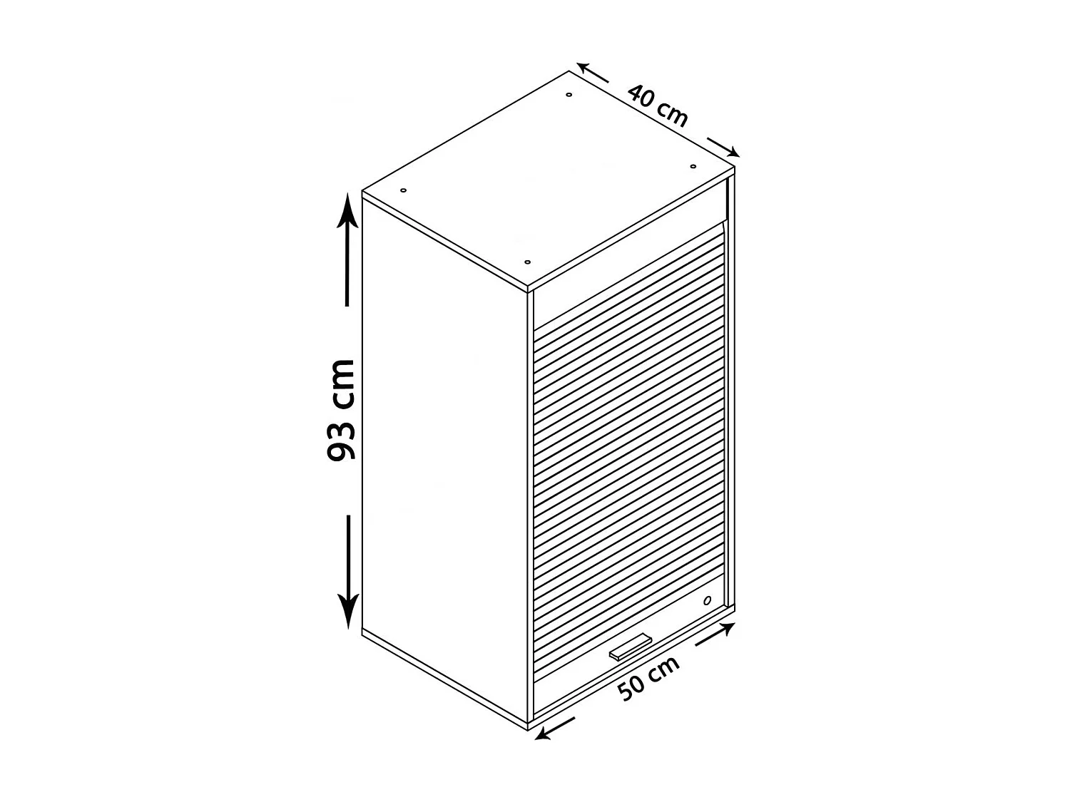 Holz Büroschrank Aktenschrank Rollladen Aktos L