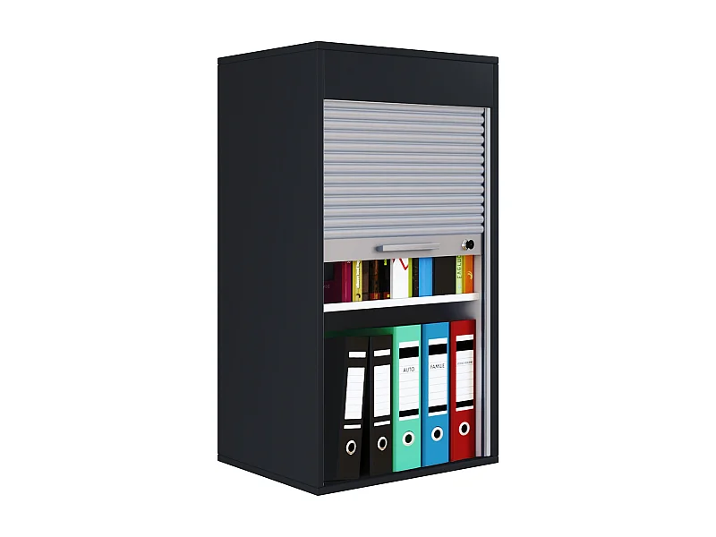 Holz Büroschrank Aktenschrank Rollladen Aktos L