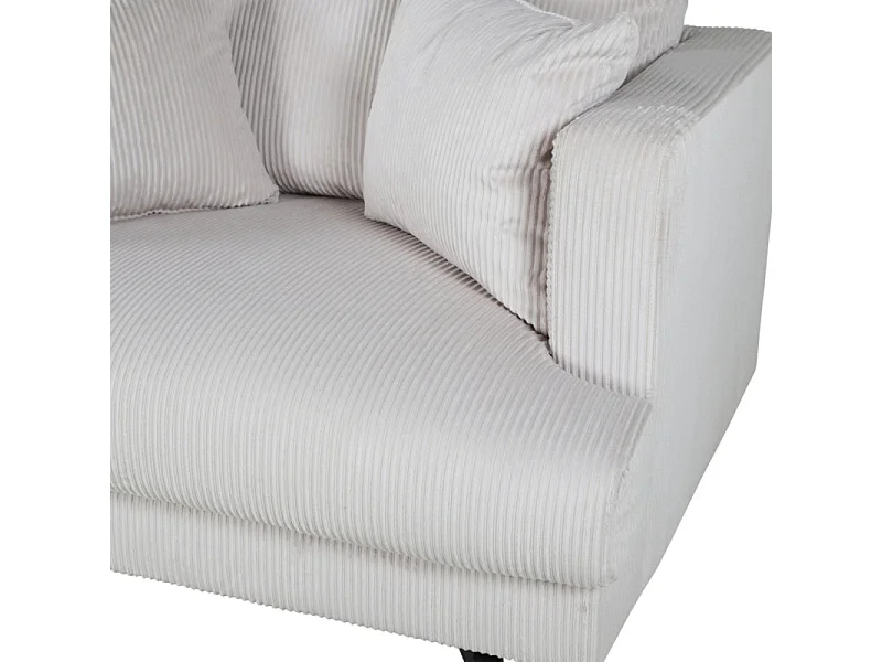 Sofia fauteuil fluweel beige.