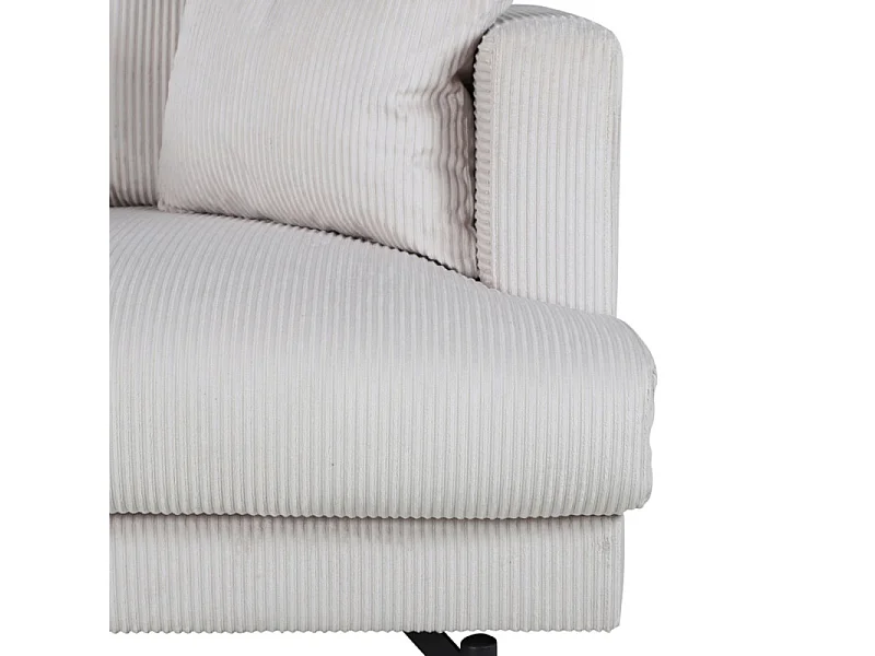 Sofia fauteuil fluweel beige.