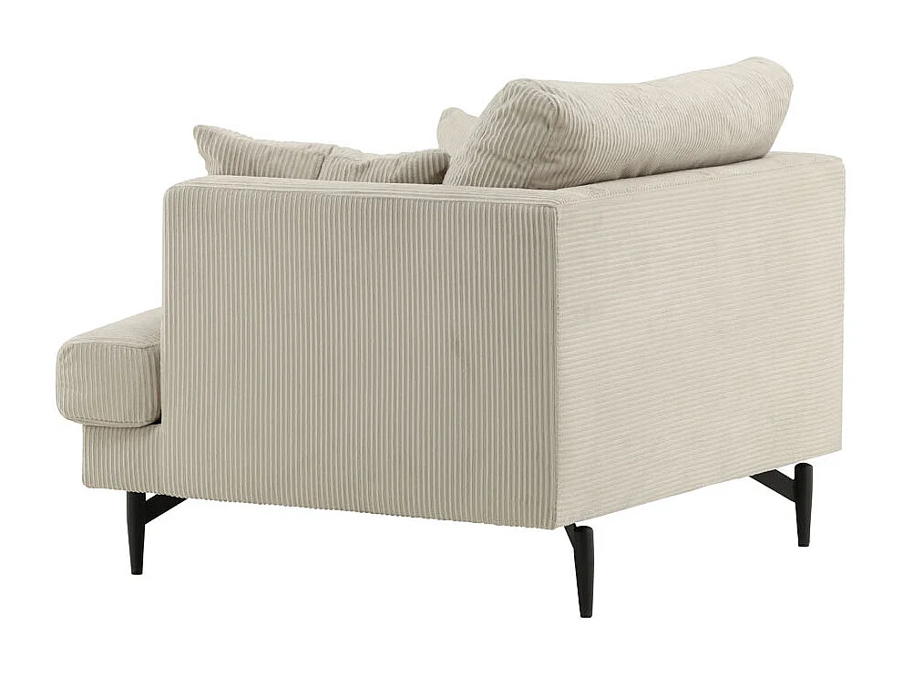 Sofia fauteuil fluweel beige.