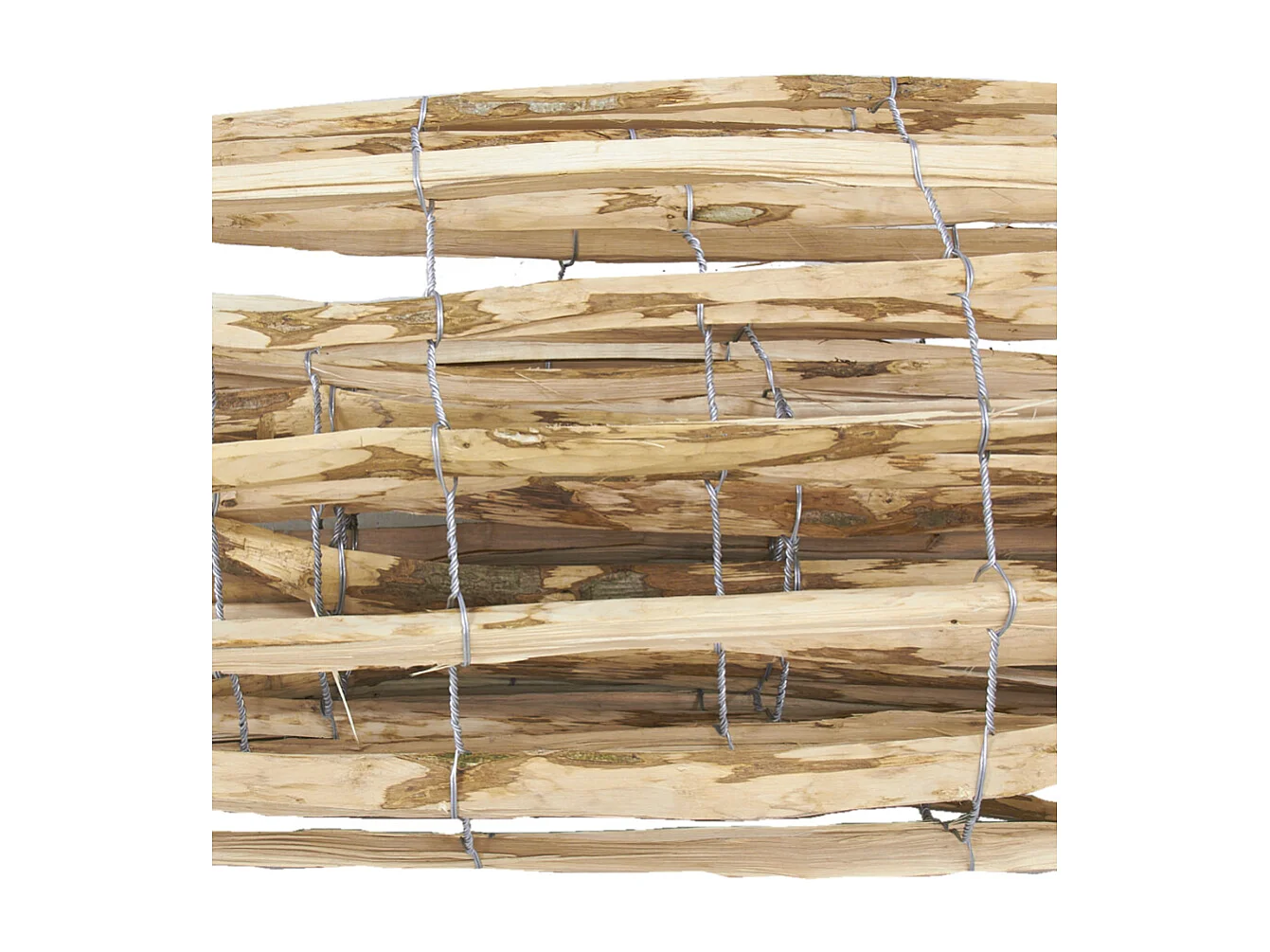 Ganivelle en noisetier (Lot de 3) Hauteur 120 cm