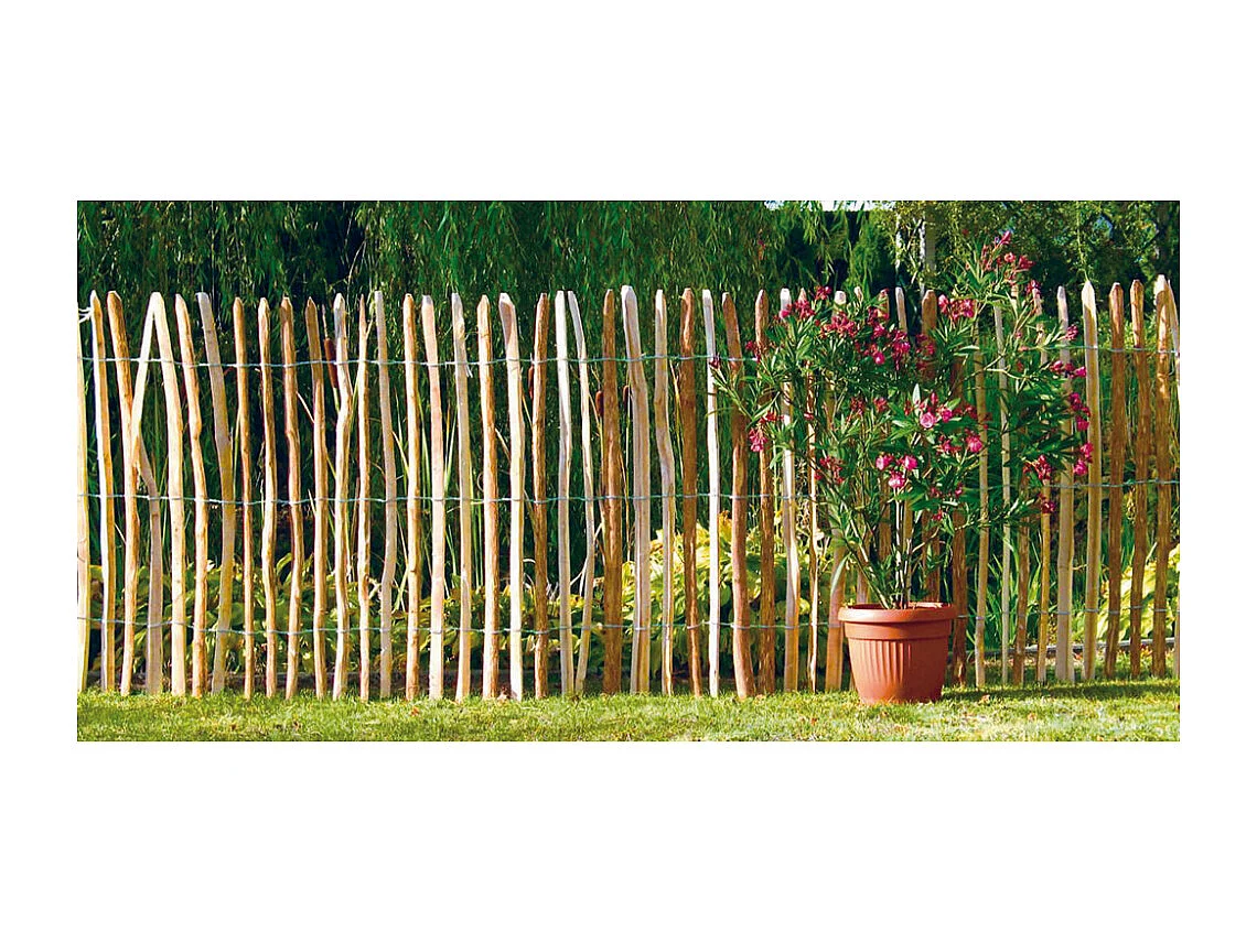 Ganivelle en noisetier (Lot de 3) Hauteur 120 cm