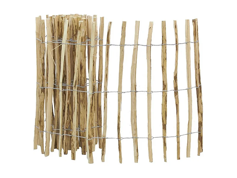 Ganivelle en noisetier (Lot de 3) Hauteur 90 cm