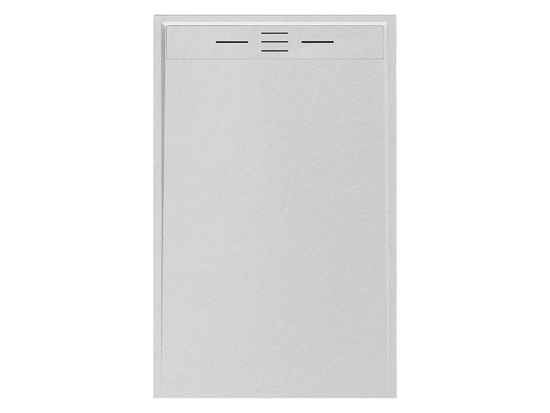 Duschwanne aus Kunstharz 120 x 80 Schieferweiß Essebagno