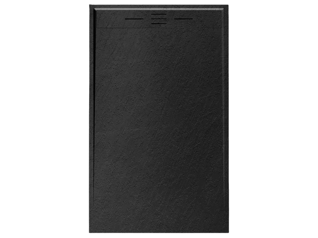Receveur Résine 120 x 90 Façon Ardoise Noir - Essebagno