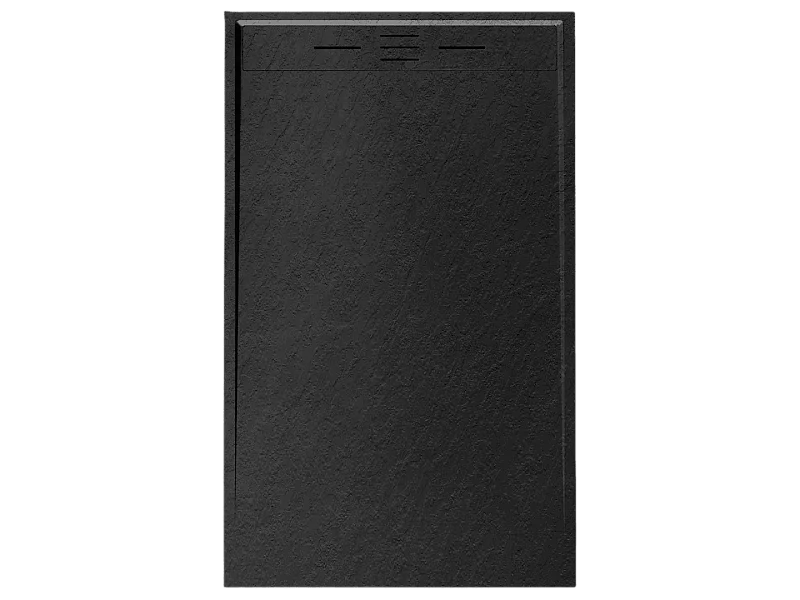 Duschwanne aus Kunstharz 120 x 90 Schwarzschiefer Essebagno