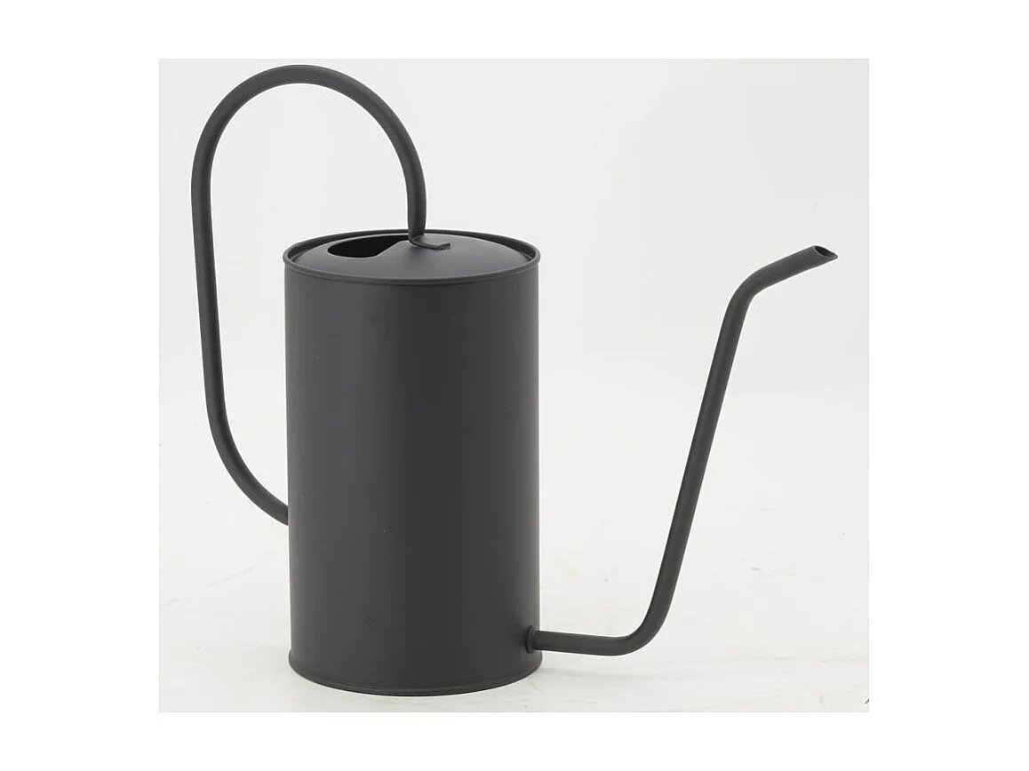 Arrosoir design en métal noir 1,5 L