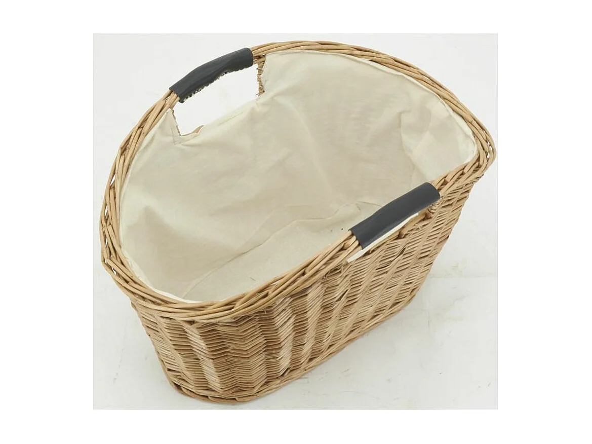 Porte-revues en osier et coton