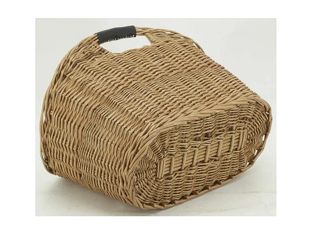 Porte-revues en osier et coton