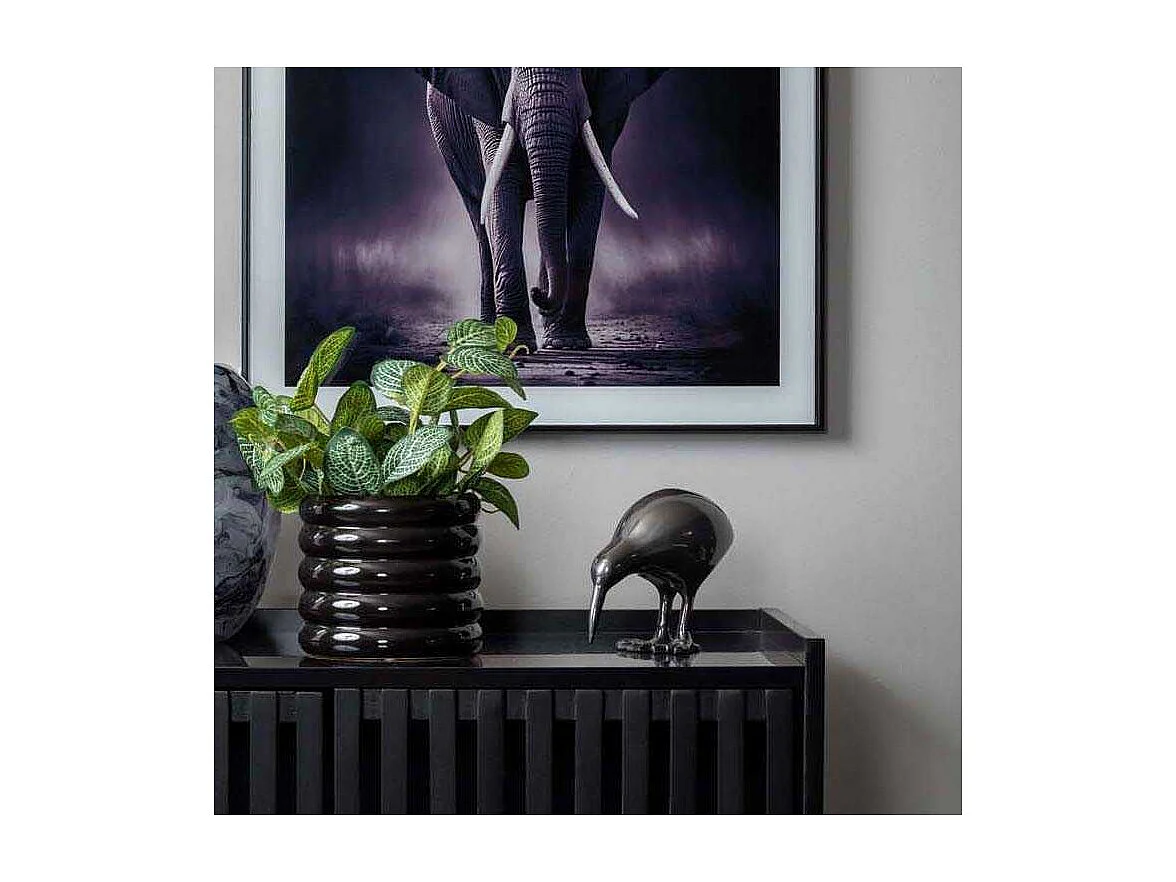 Statuette Kiwi en aluminium