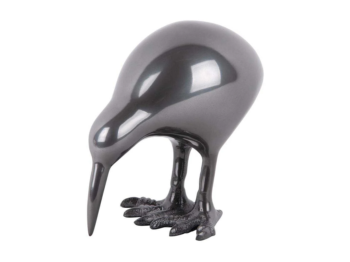 Statuette Kiwi en aluminium