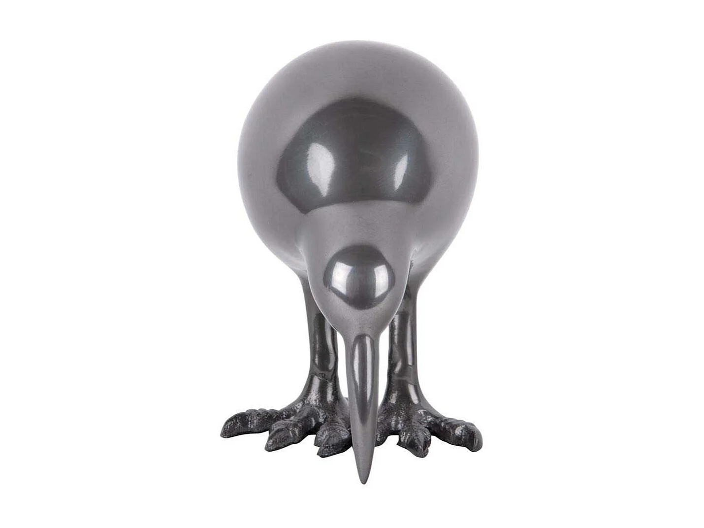Statuette Kiwi en aluminium