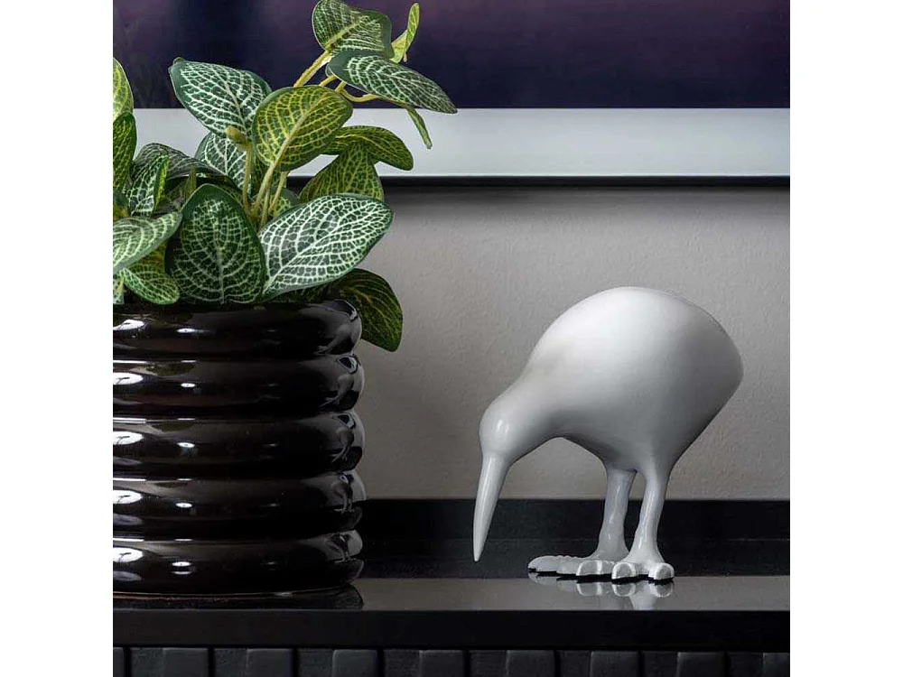 Statuette Kiwi en aluminium