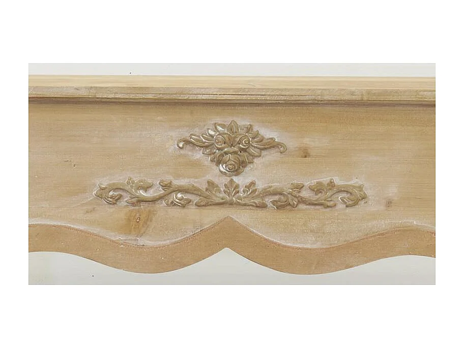 Manteau de cheminée en pin naturel