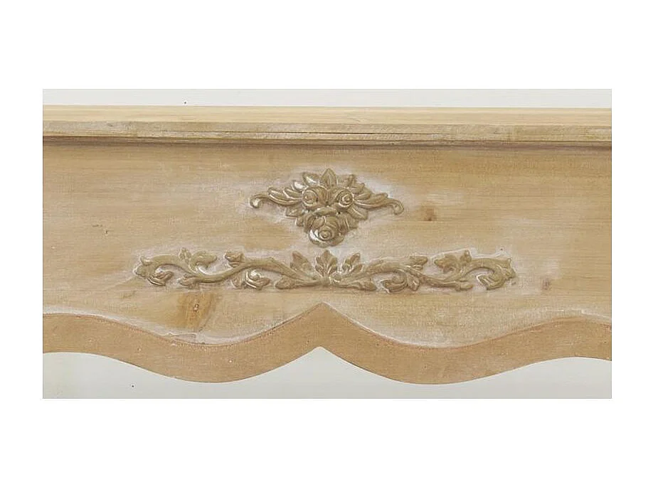 Manteau de cheminée en pin naturel