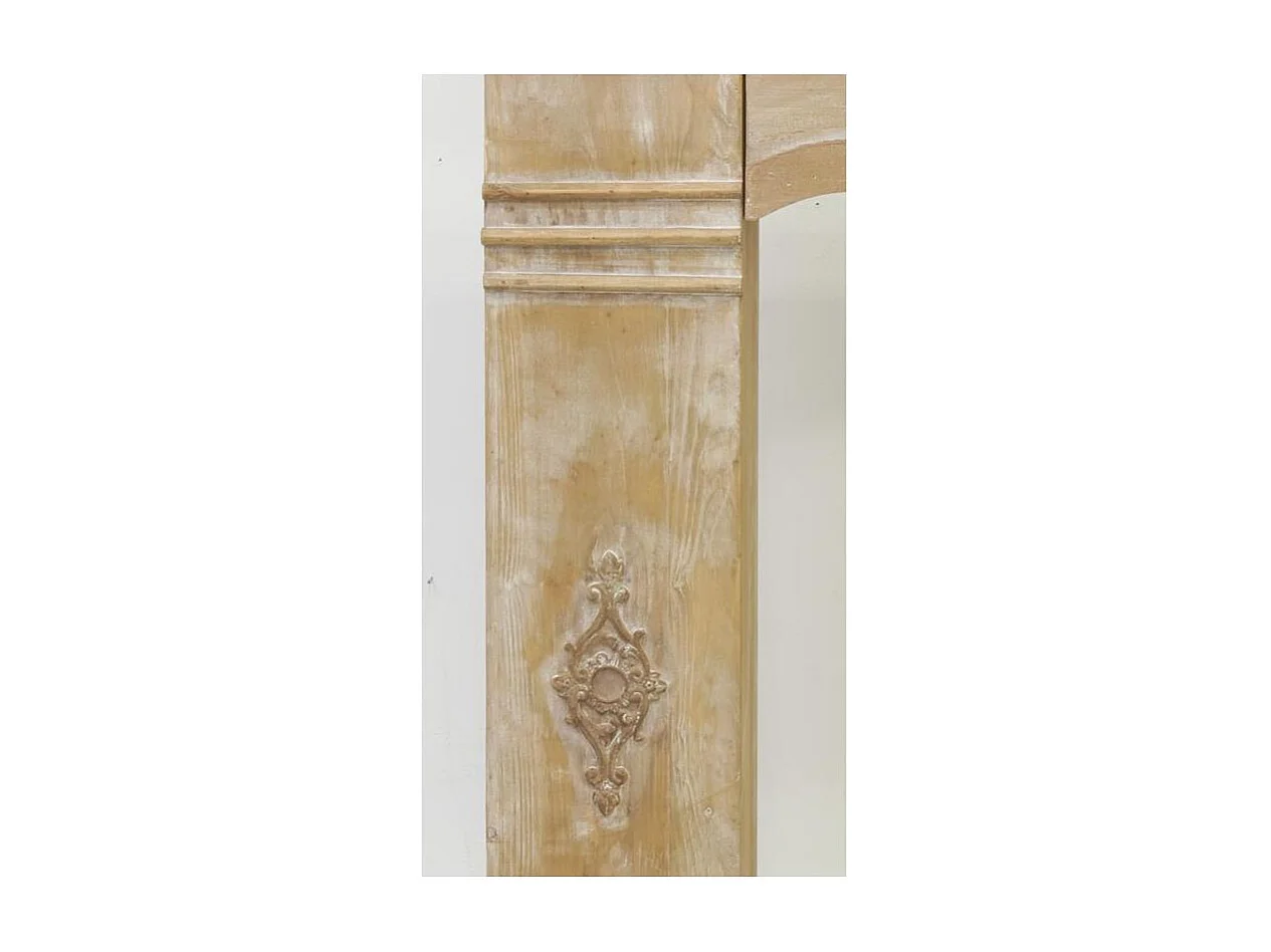 Manteau de cheminée en pin naturel