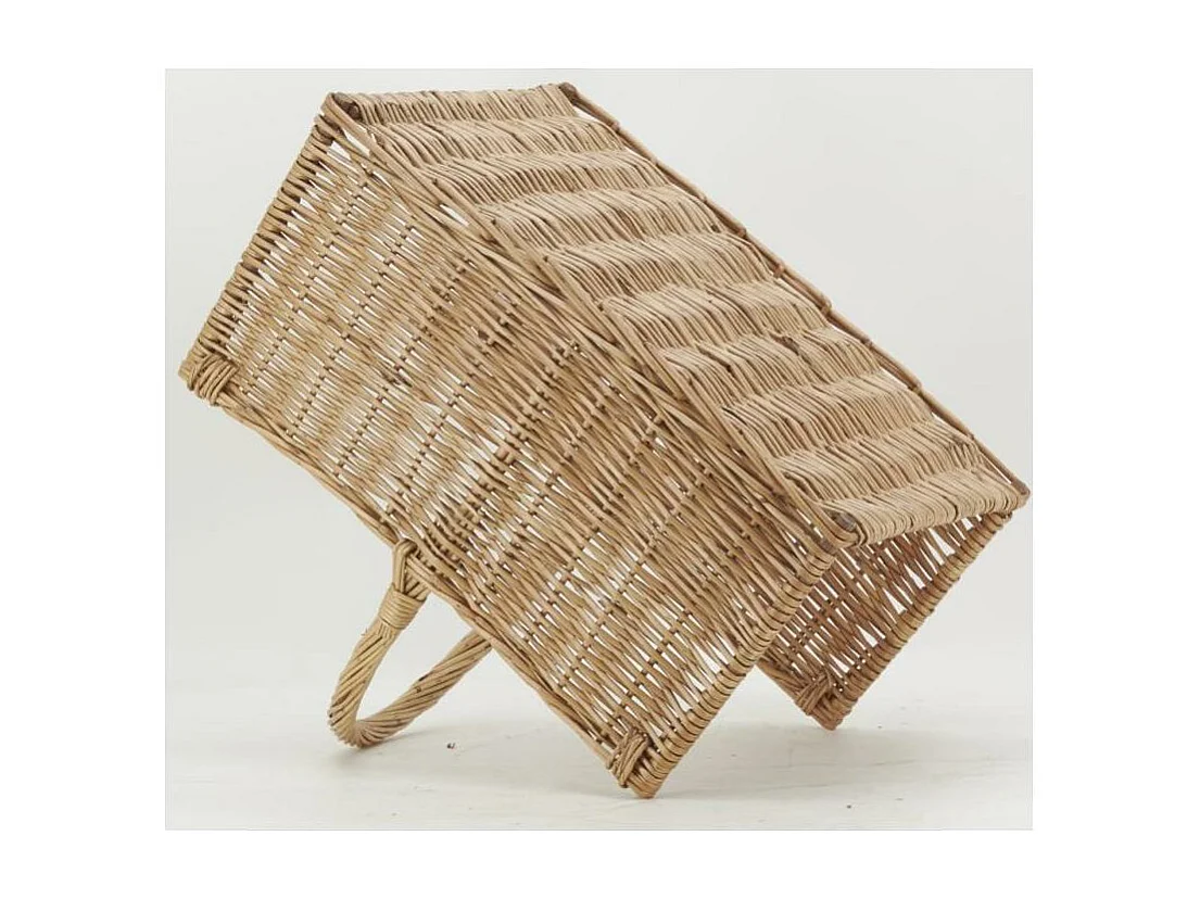 Panier porte-bûches en osier