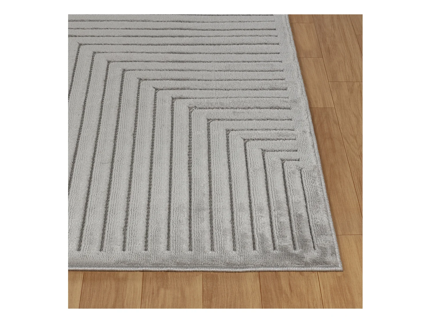 Tapis d'Intérieur/Extérieur Scandinave Moderne - Gris - 160x220cm - KIYOSHI