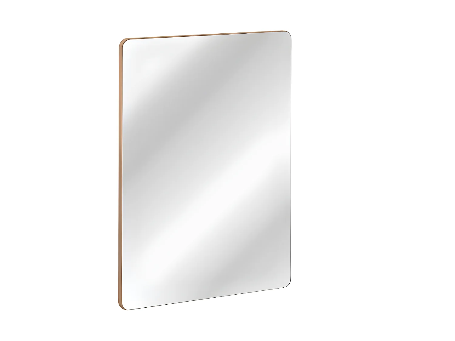 Miroir  de salle de bain - Chêne artisanal doré - L60-H80-P2 - ARRIBA