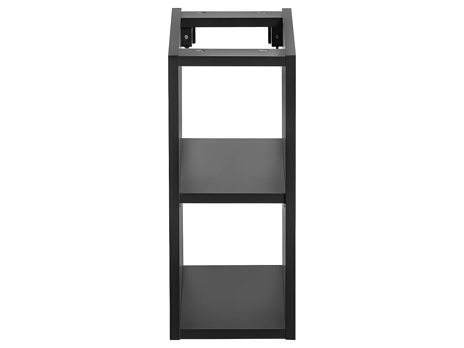 Cube de rangement de salle de bain - Noir - L20-H46-P44 - KLAUS