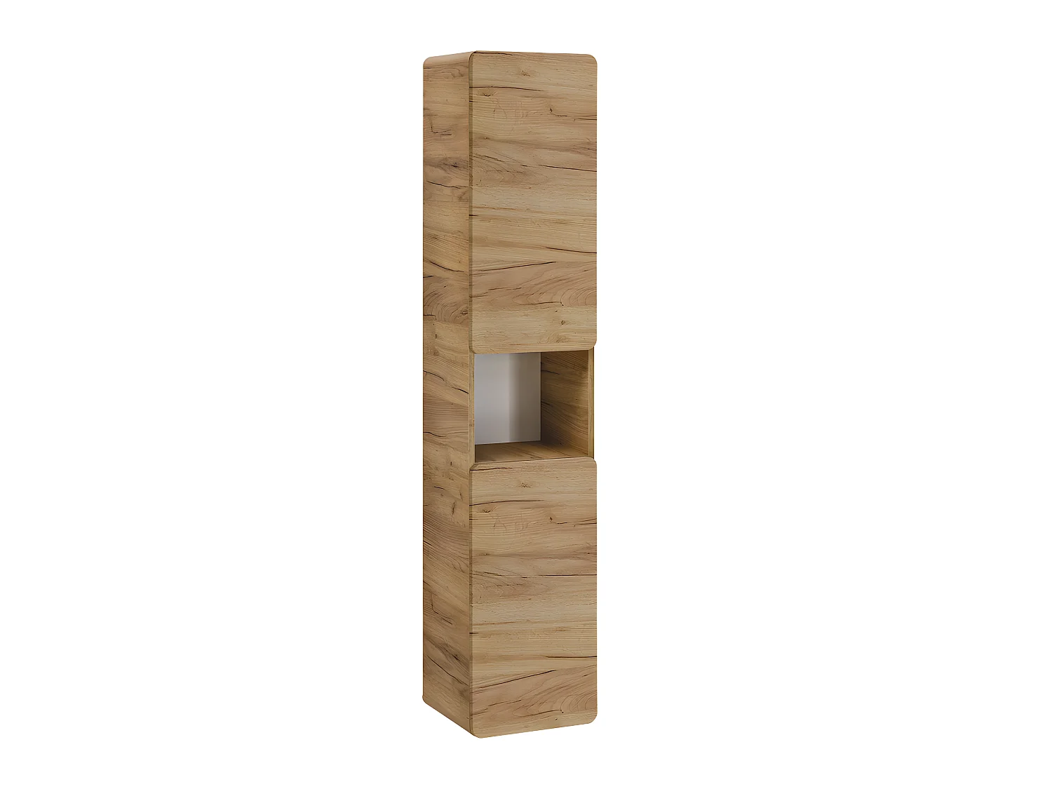 Colonne de salle de bain - Chêne artisanal doré - L35-H170-P32 - ARRIBA