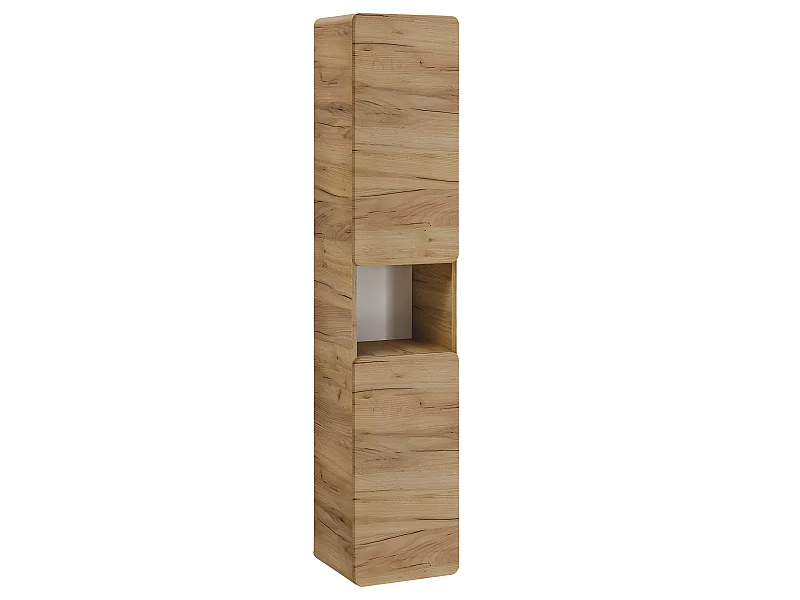 Colonne de salle de bain - Chêne artisanal doré - L35-H170-P32 - ARRIBA