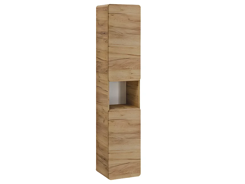 Colonne de salle de bain - Chêne artisanal doré - L35-H170-P32 - ARRIBA