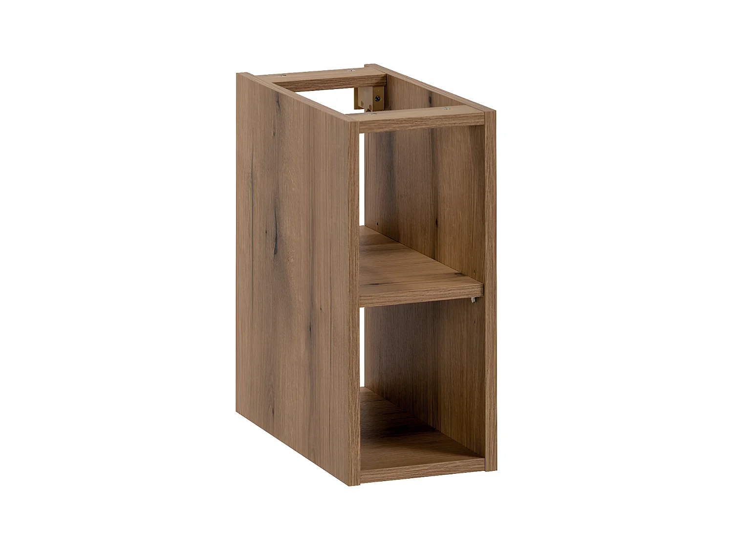 Cube de rangement de salle de bain - Chêne Evoke - L20-H47-P44 - AREA