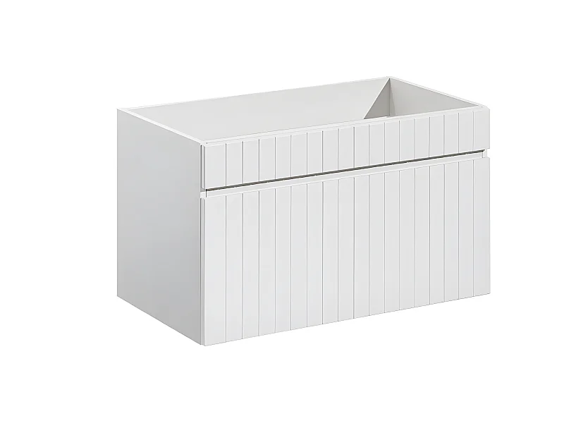 Meuble sous lavabo de salle de bain | AREA BLANC | L.80 - H.46 - P.45,6