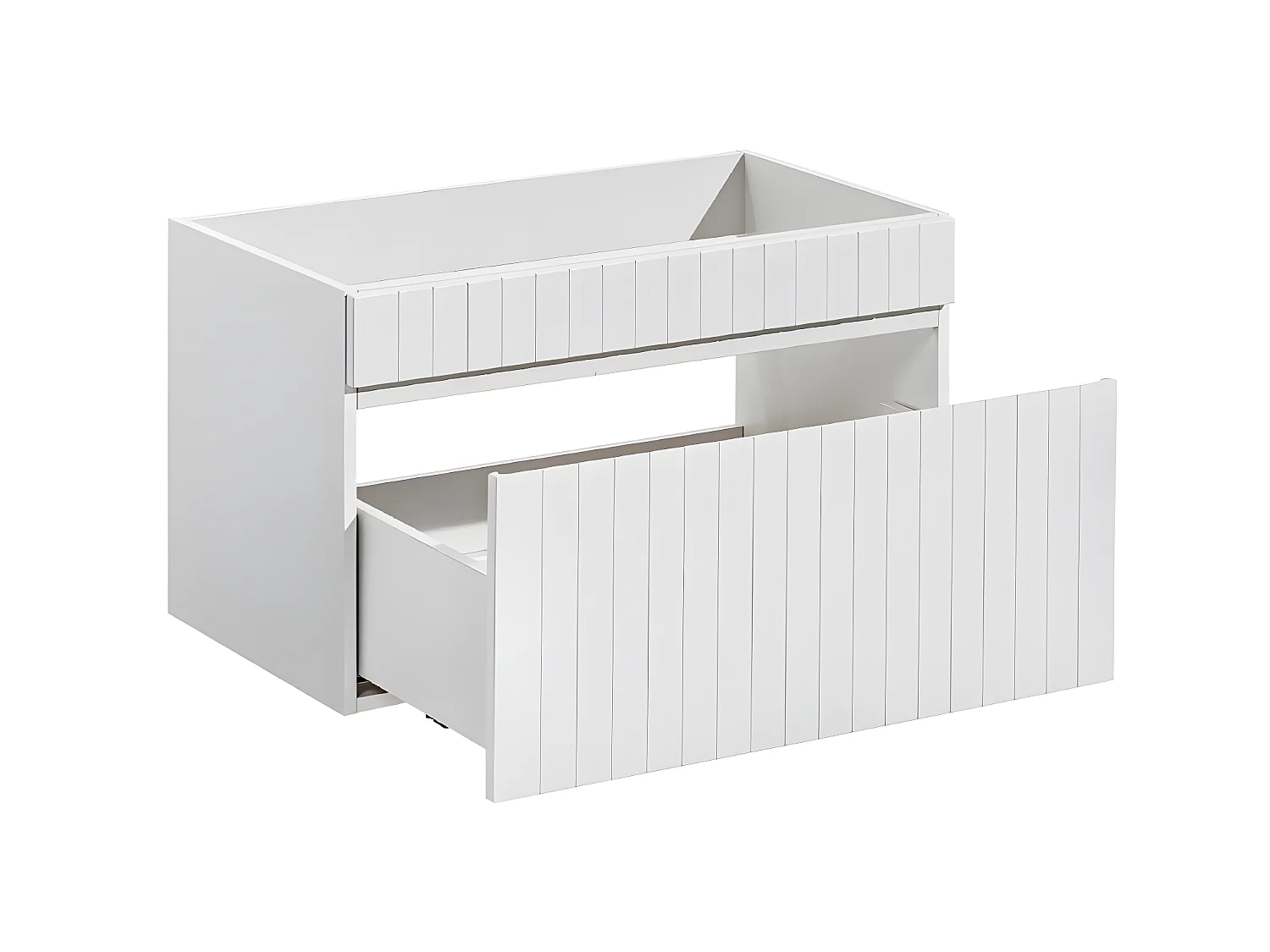 Meuble sous lavabo de salle de bain | AREA BLANC | L.80 - H.46 - P.45,6