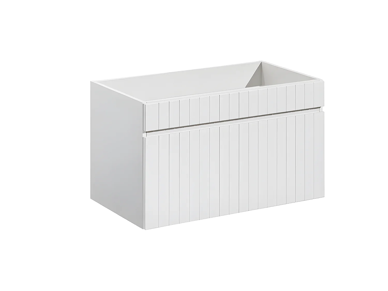 Meuble sous lavabo de salle de bain | AREA BLANC | L.80 - H.46 - P.45,6