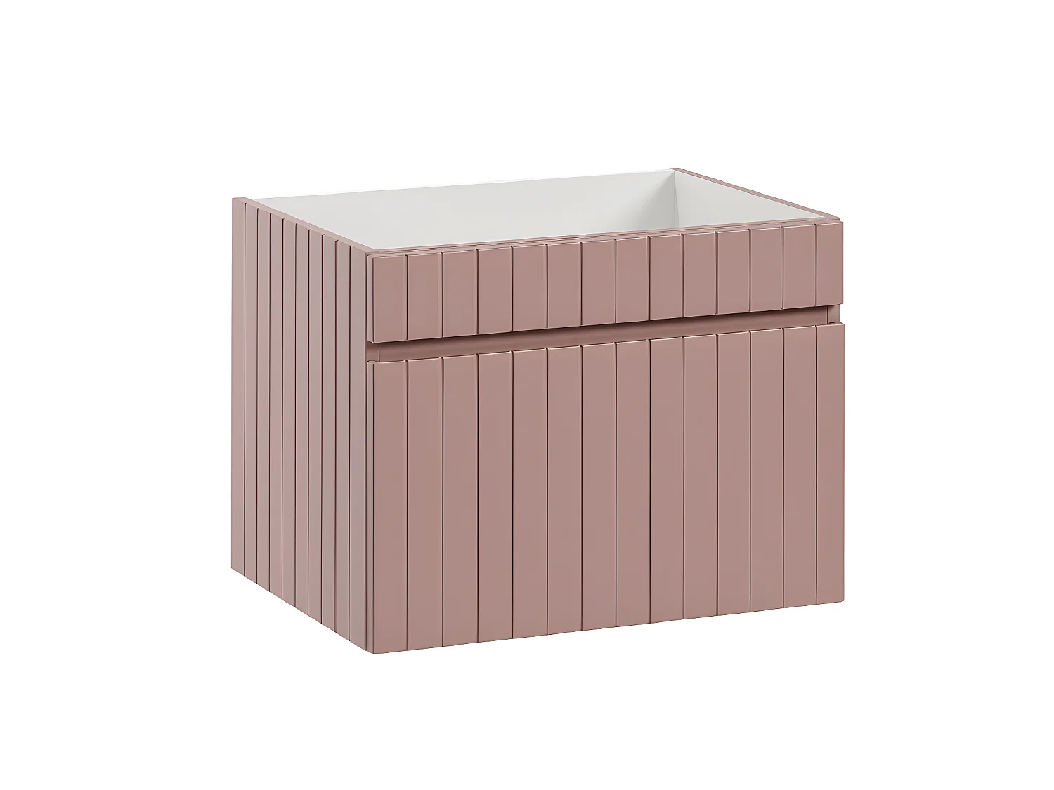 Meuble sous lavabo de salle de bain | AREA ROSE | L.60 - H.46 - P.45,6