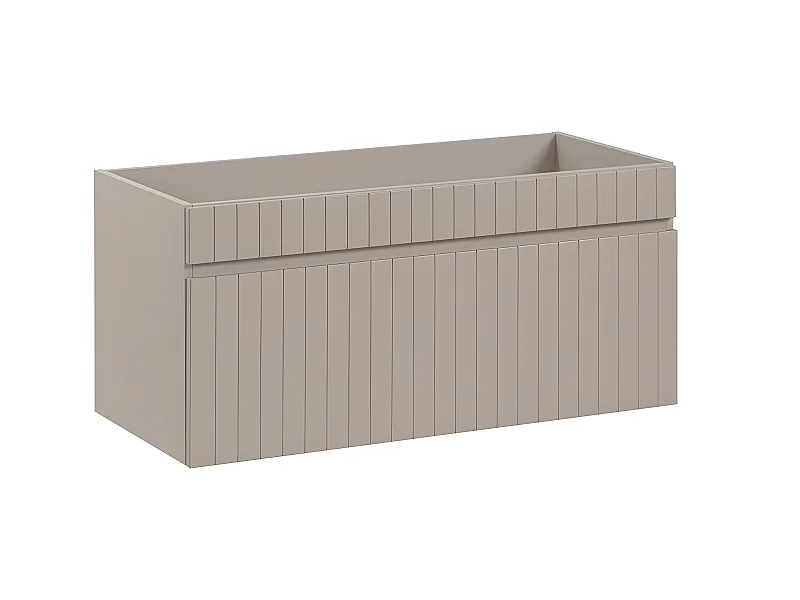 Meuble sous lavabo de salle de bain | AREA CACHEMIRE | L.100 - H.46 - P.45,6