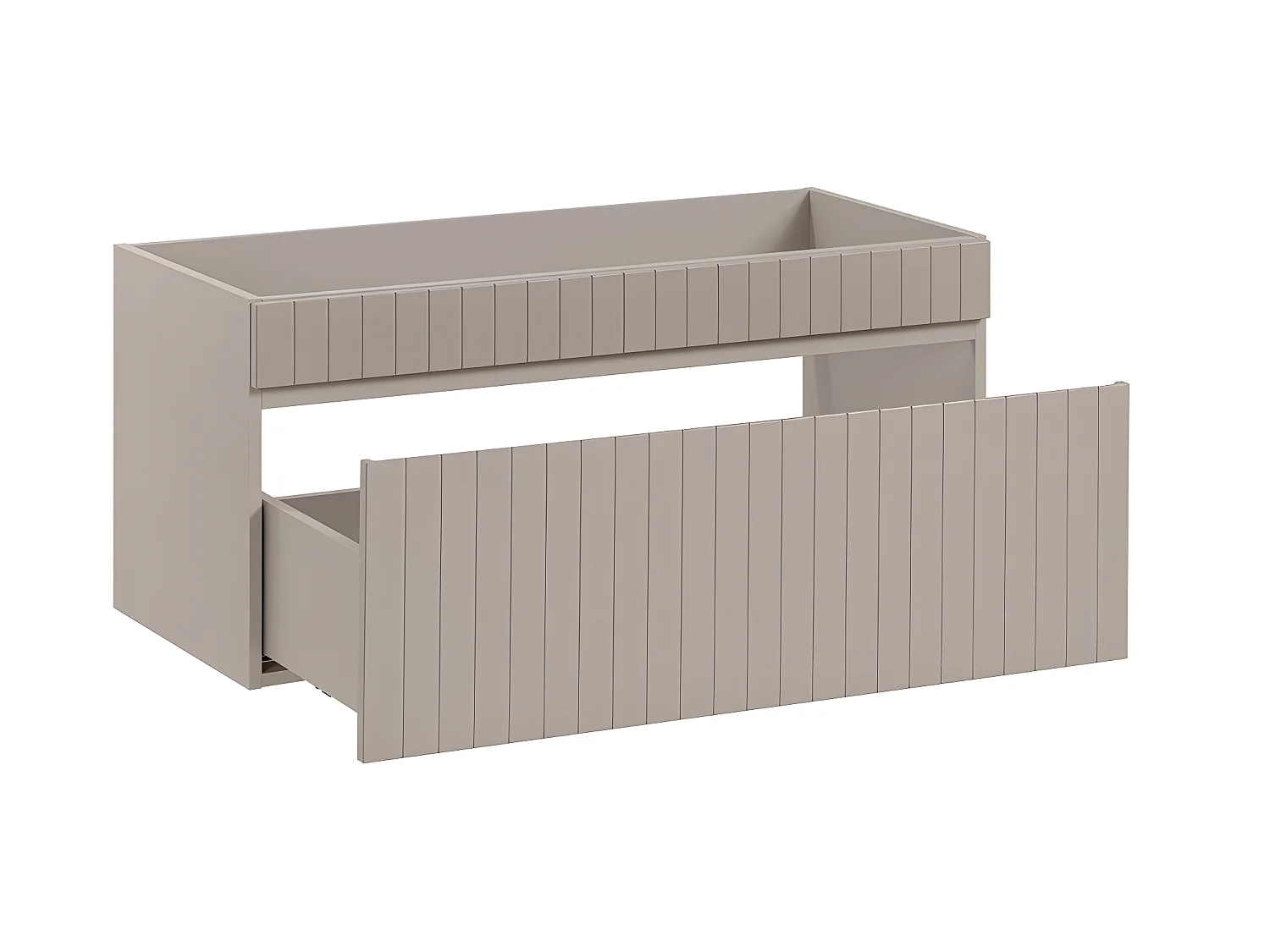 Meuble sous lavabo de salle de bain | AREA CACHEMIRE | L.100 - H.46 - P.45,6