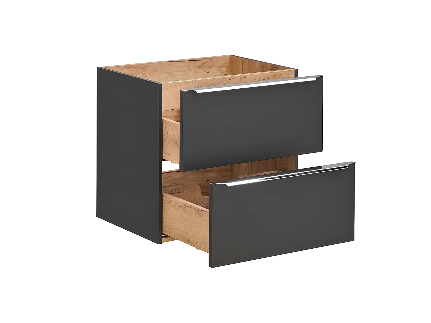 Meuble sous lavabo de salle de bain | ELENA NOIR | L.80 - H.57 - P.45,5