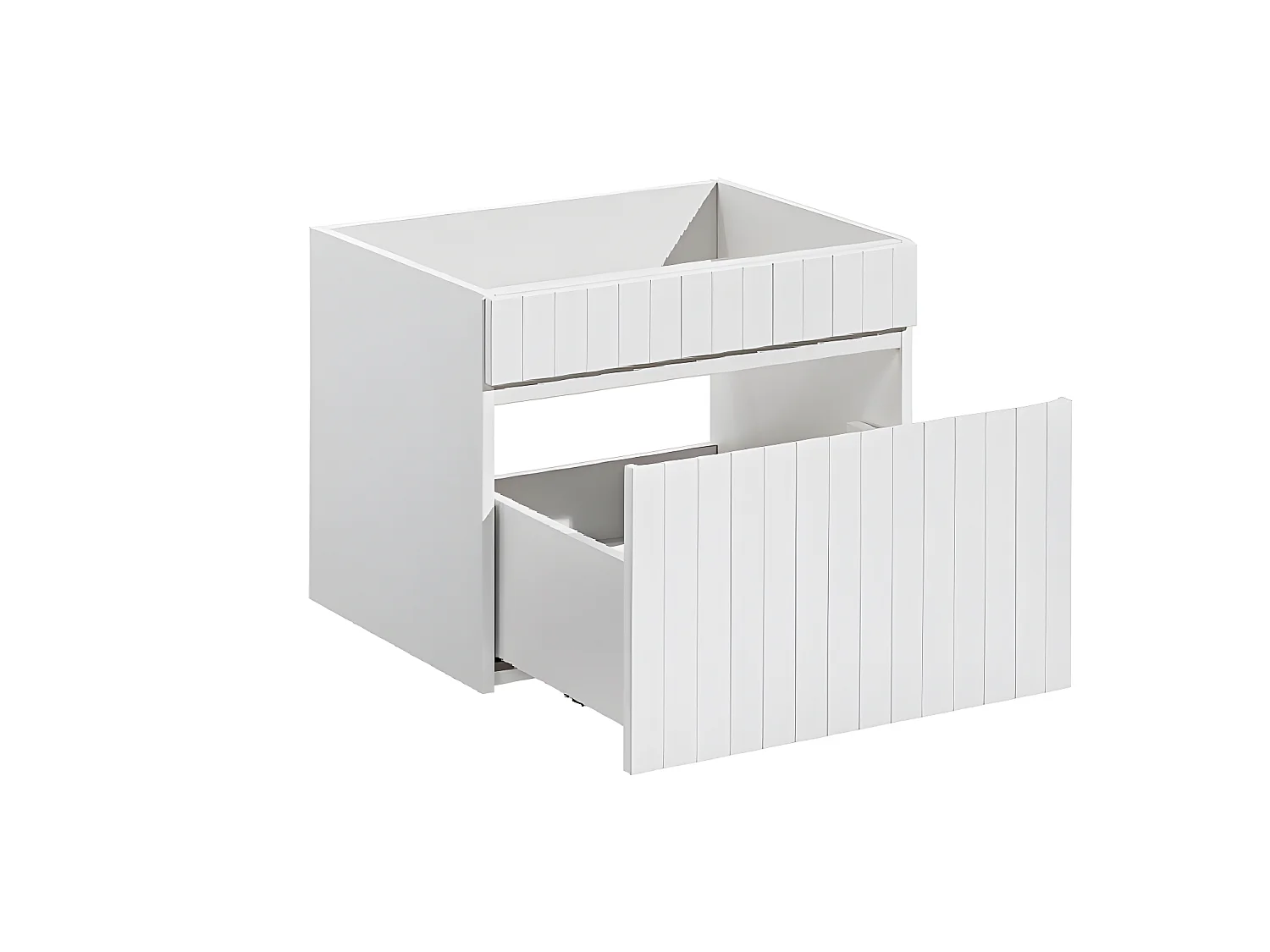 Meuble sous lavabo de salle de bain | AREA BLANC | L.60 - H.46 - P.45,6