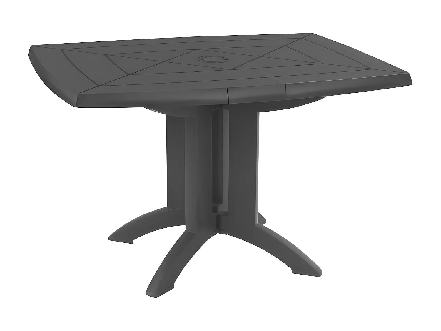 GROSFILLEX Table Vega 118x77 - Anthracite