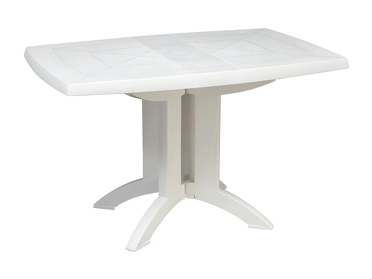 GROSFILLEX Table Vega 118x77 - Blanc
