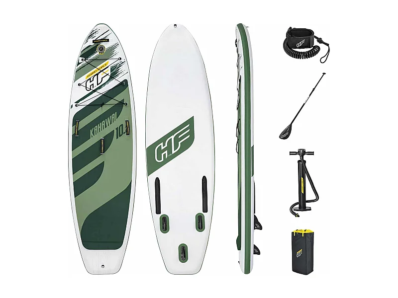 Planche Paddle Surf Gonflable Bestway Hydro-Force Kahawai 310x86x15 cm Pagaie, Pompe et Sac