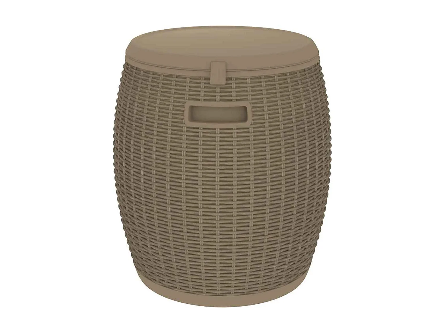 Contenitore da Giardino 4 in 1 Polipropilene Marrone Chiaro