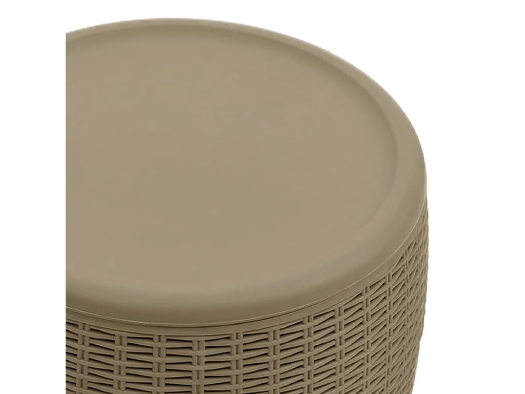 Contenitore da Giardino 4 in 1 Polipropilene Marrone Chiaro