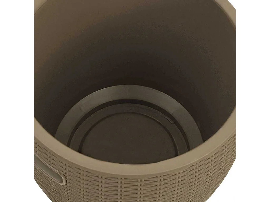 Tuinbox 4-in-1 polypropeen lichtbruin