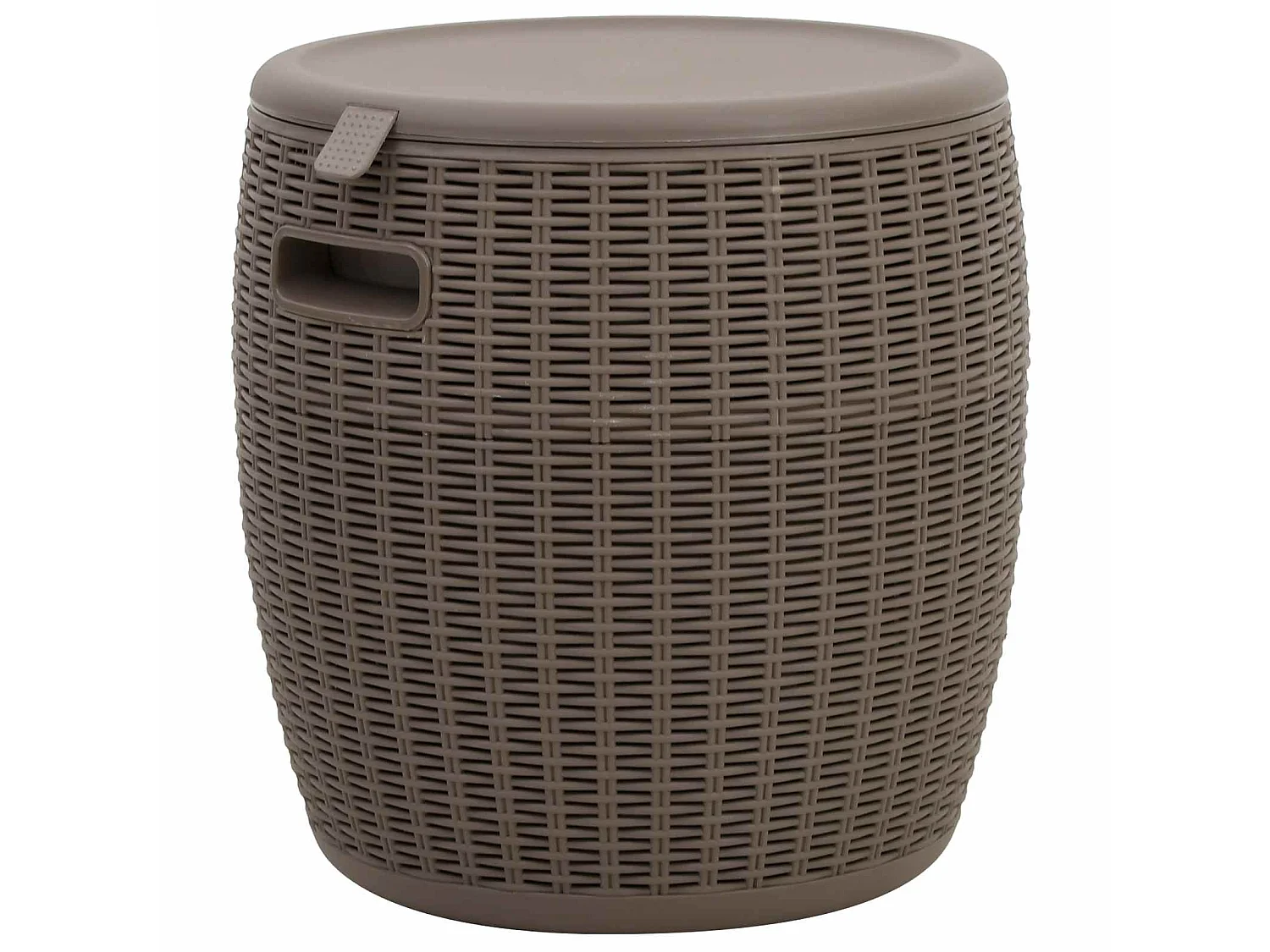 Boîte de rangement de jardin 4 en 1 marron clair polypropylène