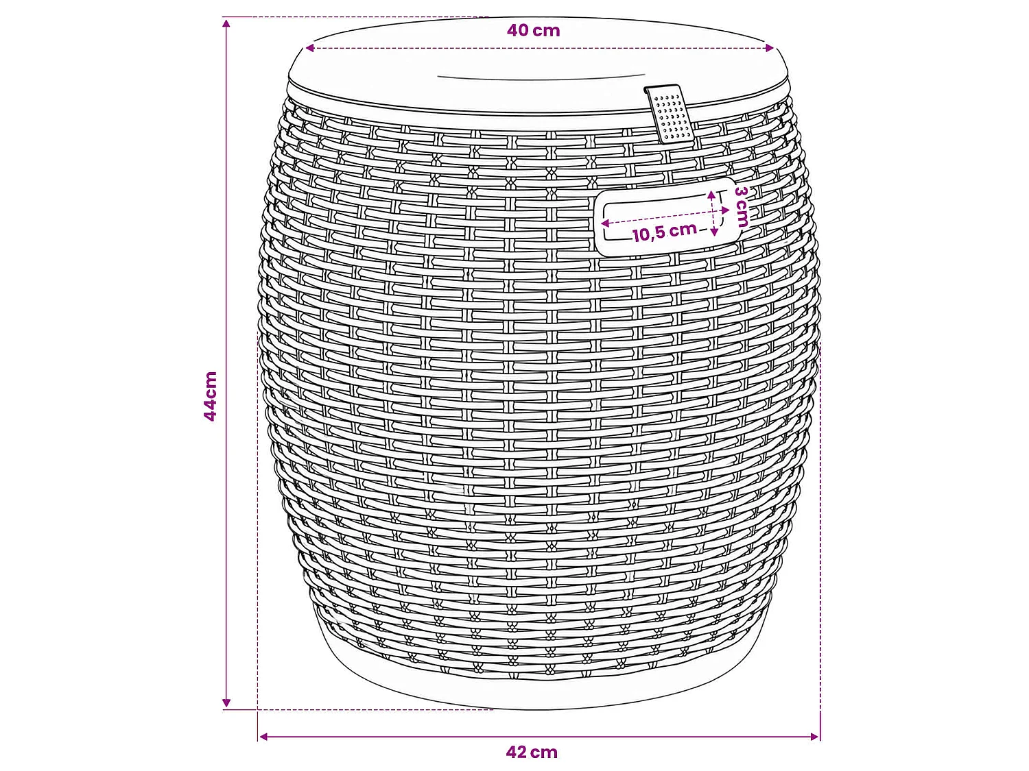Boîte de rangement de jardin 4 en 1 marron clair polypropylène