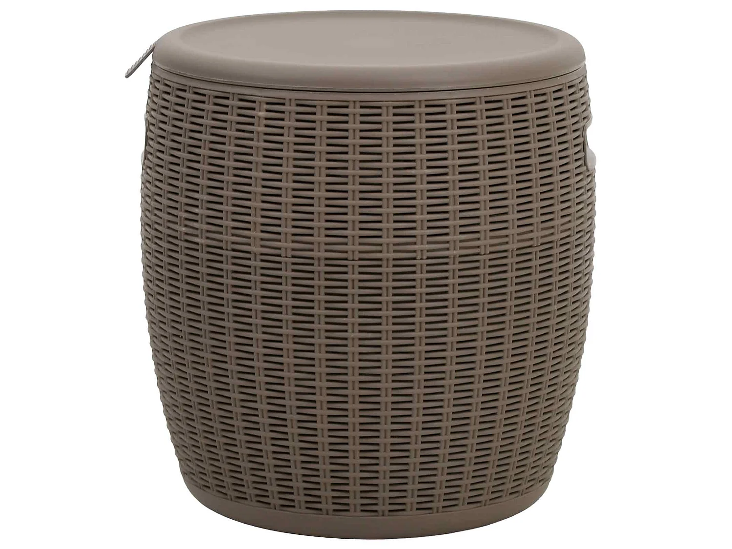 Boîte de rangement de jardin 4 en 1 marron clair polypropylène
