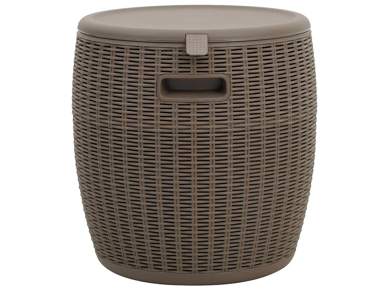 Boîte de rangement de jardin 4 en 1 marron clair polypropylène