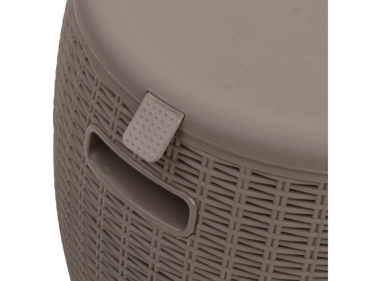 Boîte de rangement de jardin 4 en 1 marron clair polypropylène