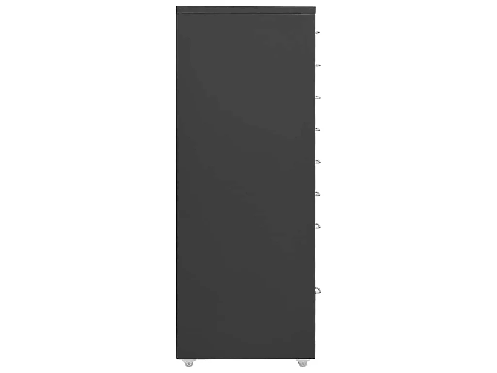Classeur mobile Anthracite 28x41x109 cm Métal